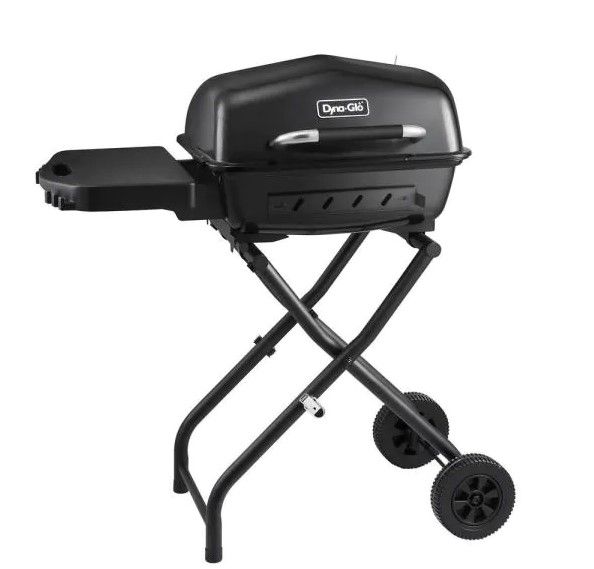 Photo 1 of *NOT EXACT stock picture, use for reference* 
*MISSING manual*
Portable Grill in Black w/ Wheels
