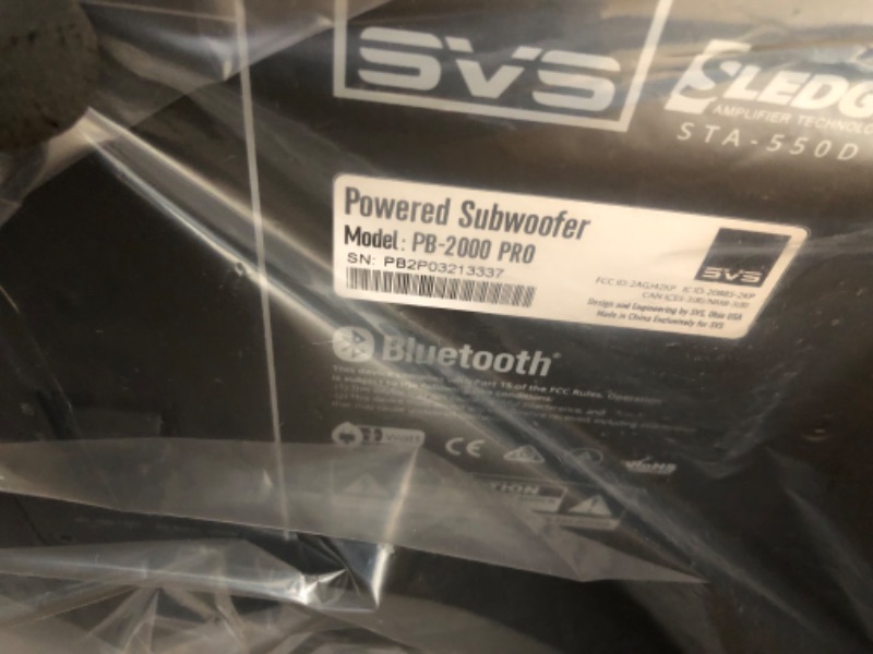 Photo 5 of *factory packaged/ sealed*
SVS PB-2000 Pro 12" Ported Subwoofer (Black Ash)
