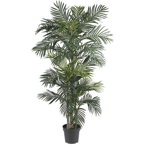Photo 1 of *SEE last pictures for damage*
Nearly Natural 6.5ft. Golden Cane Palm Artificial Tree, Green
