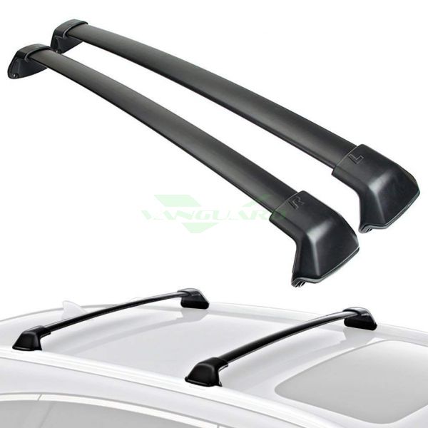 Photo 1 of *NOT EXACT stock picture, use for reference* 
*MISSING keys and Allen tool*
Shark Universal Roof Rack Crossbars
