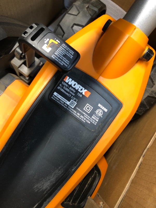 Photo 7 of *USED*
Worx WG896 12 Amp 7-1/2 in. 2-in-1 Electric Lawn Edger
