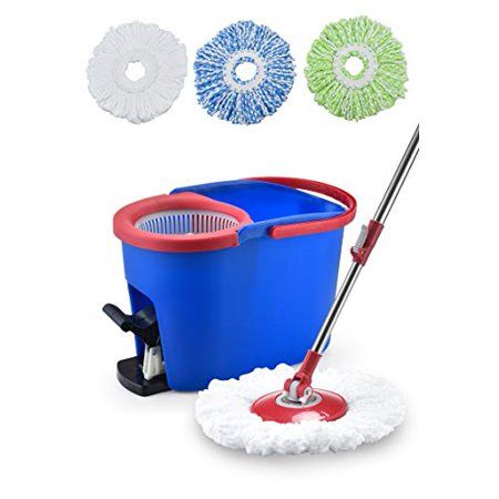 Photo 1 of *blue and white mop was USED*
Simpli-Magic 79206 Floor Cleaning System, Spin Mop Kit, Blue/Red
