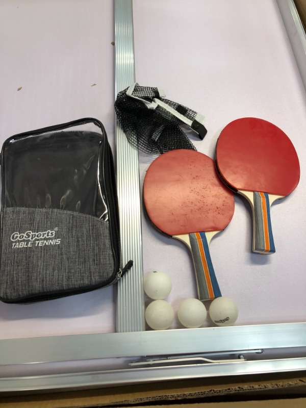 Photo 3 of *USED*
*SEE last pictures for damage*
Gosports Mid Size 6 ft. x 3 ft. Indoor Outdoor Table Tennis Ping Pong Game Set