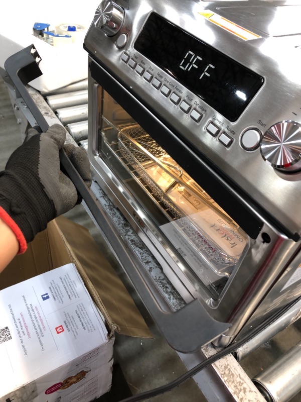 Photo 7 of *handle is broken off*
Instant Pot Omni Plus 11-in-1 Multi-Use Air Fryer Toaster Oven - Silver, 17.68 x 16.34 x 14.39 inches