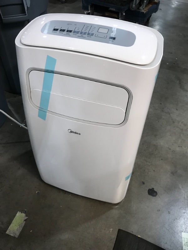 Photo 2 of *MISSING end pieces that attach to hose* 
MIDEA 3-in-1 Portable Air Conditioner, Dehumidifier, Fan, for Rooms up to 375 sq ft Enabled, 14,000 BTU DOE (8,200 BTU SACC) Control with Remote, Smartphone or Alexa
