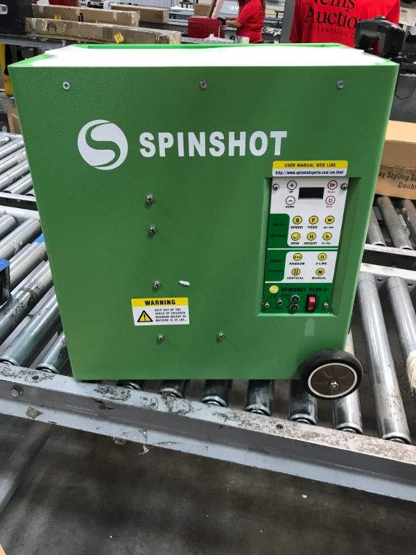 Photo 2 of *USED*
*NOT functional, selling for PARTS, NO RETURNS*
Spinshot Plus-2 Tennis Ball Machine with Phone Remote Supported
