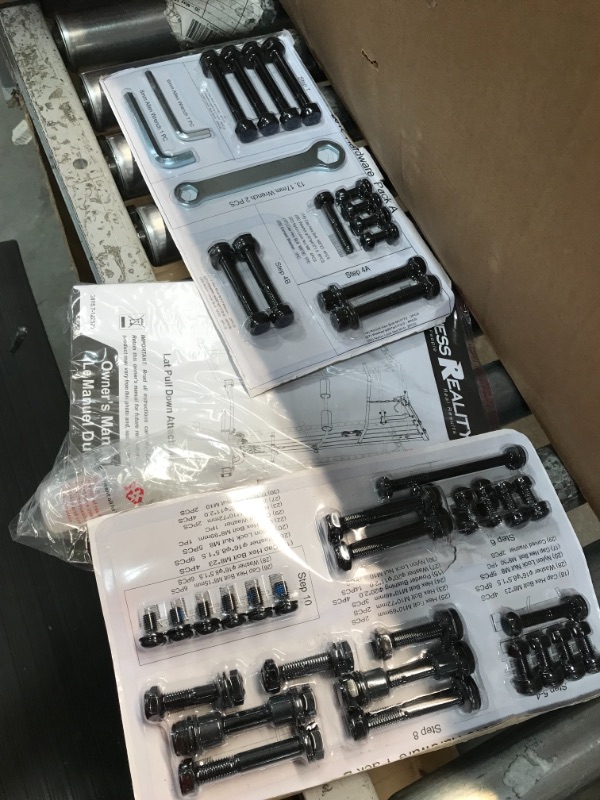 Photo 1 of *item was factory strapped* 
Fitness Reality 810XLT Super Max Power Cage with Optional Lat Pull-down Attachment and Adjustable Leg Hold-down