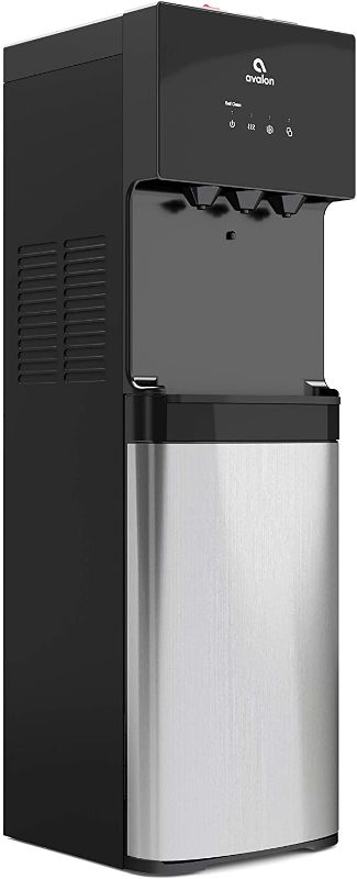 Photo 1 of Avalon Bottom Loading Water Cooler Water Dispenser with BioGuard- 3 Temperature Settings - Hot, Cold & Room Water, Durable Stainless Steel Construction, Anti-Microbial Coating- UL/Energy Star Approved, ?13 x 12 x 41 inches

