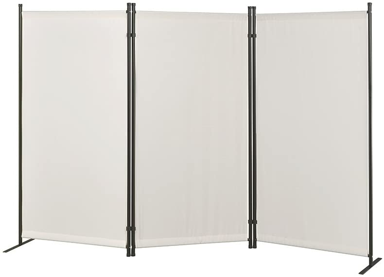 Photo 1 of Proman Products Galaxy Room Outdoor/Indoor Divider (3-Panel), 102" W x 16" D x 71" H, Beige
