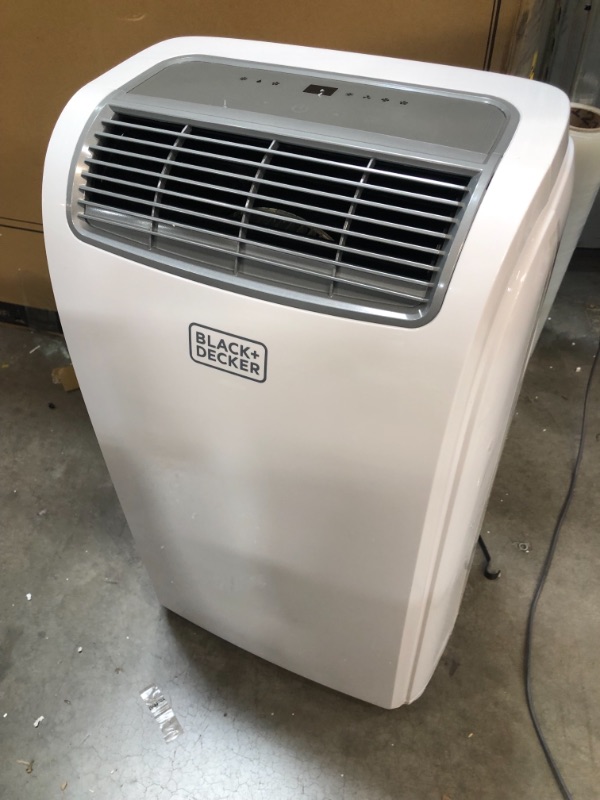 Photo 2 of BLACK+DECKER BPACT08WT Portable Air Conditioner with Remote Control, 5,000 BTU DOE (8,000 BTU ASHRAE), Cools Up to 150 Square Feet, White
