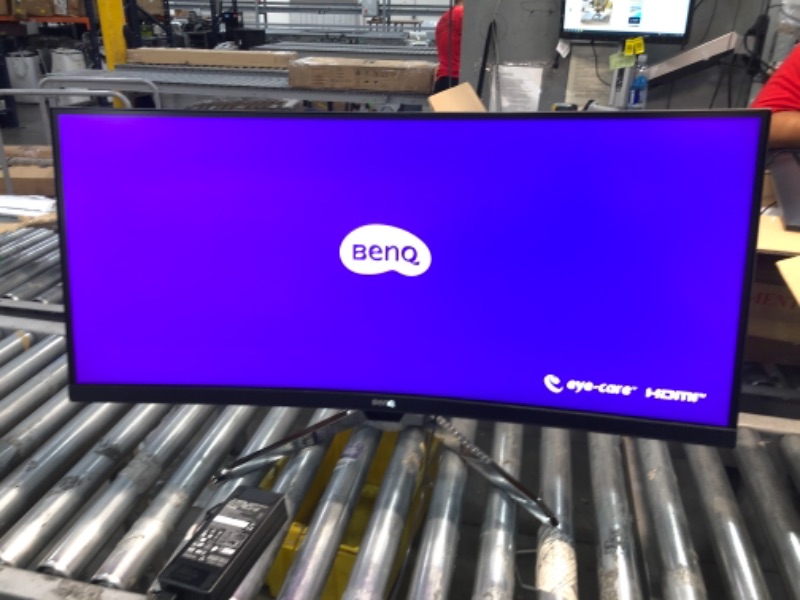 Photo 1 of BenQ EX3501R Ultrawide Curved Gaming Monitor | 34 inch class (35 Inch) | 21:9 QHD (3440 X 1440) | 100Hz | HDR | FreeSync
