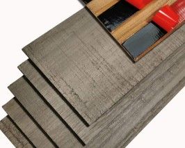 Photo 1 of A15505 -Art3d Reclaimed Wood Panel Distressed Wood Grain in Gray, Self-Adhesive(16 Sq Ft)
