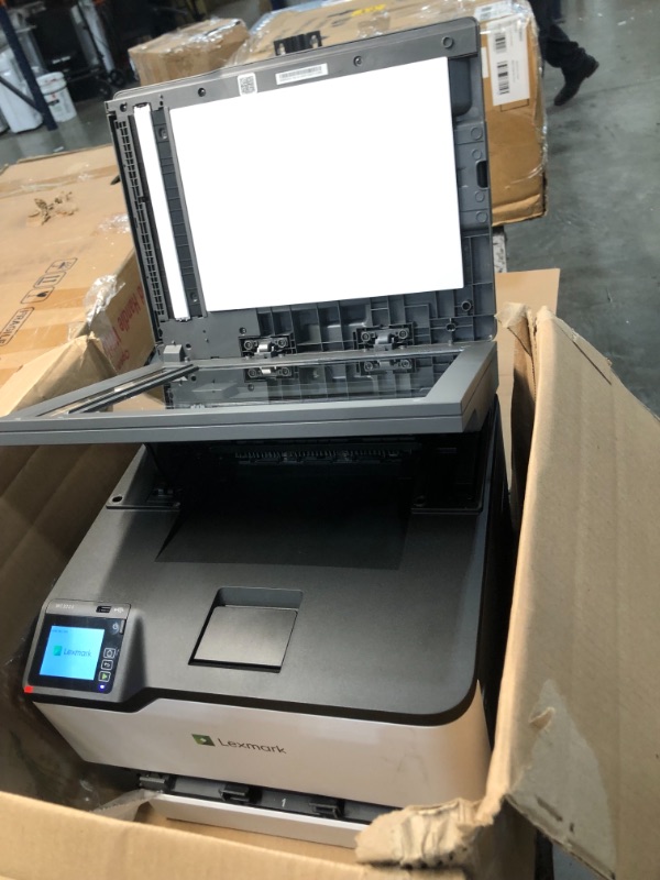 Photo 2 of Lexmark MC3224i Color Laser Multifunction Product with Print, Copy, Digital Fax, Scan and Wireless Capabilities, Plus Full-Spectrum Security and Print Speed up to 24ppm (40N9640), White, Small
PREVIOUSLY USED