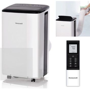 Photo 1 of Honeywell 10,000 BTU Compact Portable Air Conditioner, Dehumidifier & Fan - White & Black, HF0CESWK6
