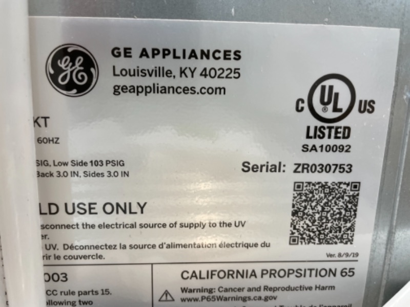 Photo 3 of Non-Functional: GE Profile Opal | Countertop Nugget Ice Maker with Side Tank | Portable Ice Machine with Bluetooth Connectivity | Smart Home Kitchen Essentials | Stainless Steel Finish | Up to 24 lbs. of Ice Per Day
