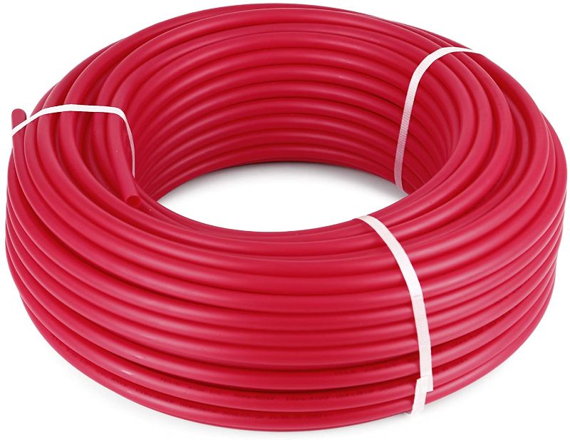 Photo 1 of Happybuy 3/4" X 500Ft PEX Tubing Oxygen Barrier O2 EVOH Pex-B Red Hydronic Radiant Floor Heat Heating System Pex Pipe Pex Tube ,3/4" O2-Barrier, 500Ft/Red
