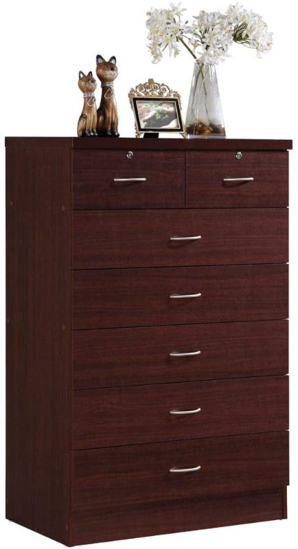 Photo 1 of 7-Drawer 48 in. H x 31.5 in. W x 18 in. D Chest of Drawer in 
PREVIOUSLY OPENED