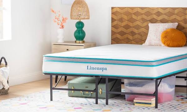 Photo 3 of **FULL SIZE** Linenspa 8" Memory Foam and Innerspring Hybrid Mattress, Full