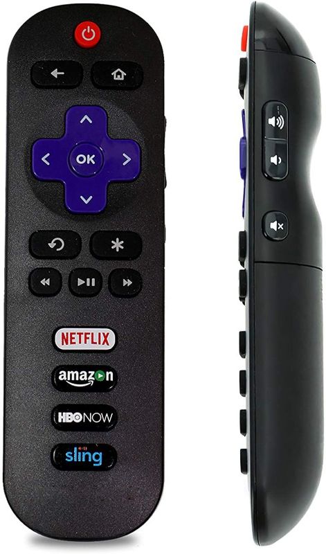 Photo 1 of pack of 3-Universal Replacement Remote for TCL Roku Smart TV with Netflix, Amazon, HBO Now, and Sling
 