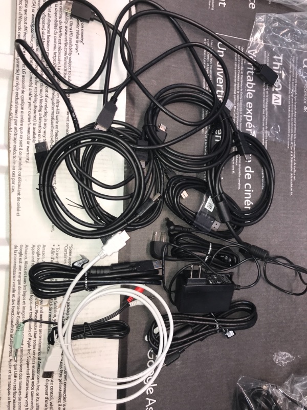 Photo 1 of SOLD AS IS ! BUNDLE OF ASSORTED TV'S AND MONITOR CABLES 