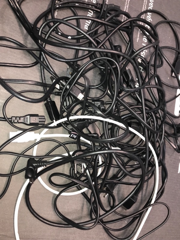 Photo 1 of SOLD AS IS ! BUNDLE OF ASSORTED TV'S AND MONITOR CABLES 