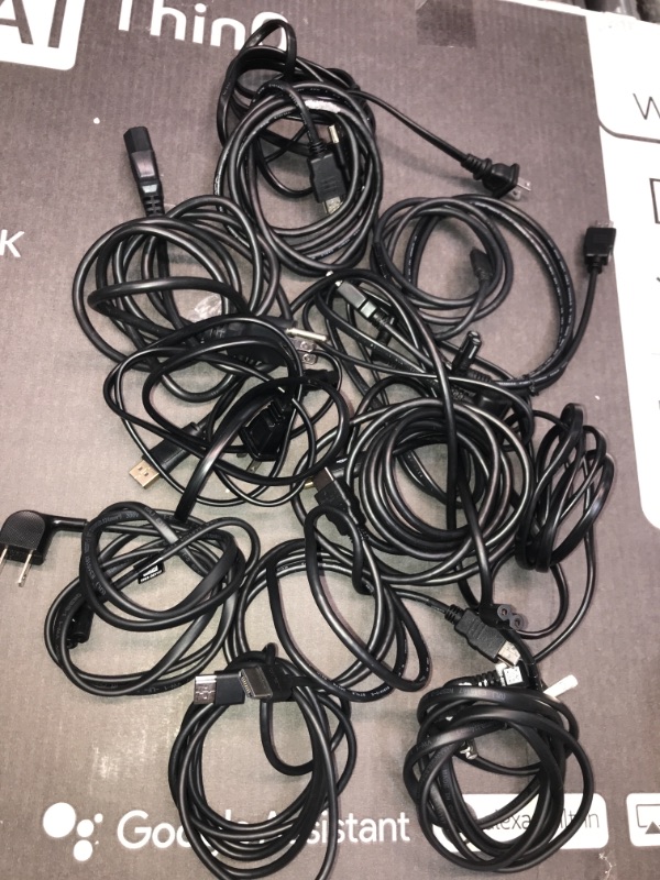 Photo 1 of SOLD AS IS ! BUNDLE OF ASSORTED TV'S AND MONITOR CABLES 