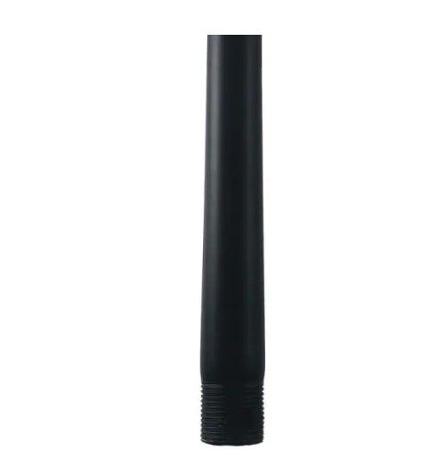 Photo 1 of 18 in. Matte Black Ceiling Fan Extension Downrod for Modern Forms or WAC Lighting Fans
