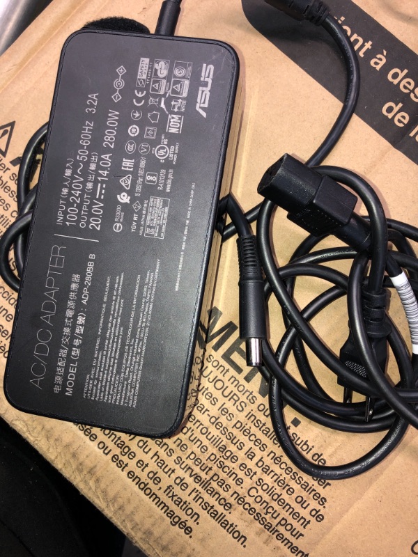 Photo 2 of Original ASUS 280W 20V 14A AC/DC Adapter for ASUS ROG G703GX-EV017FR,ADP-280BB B
