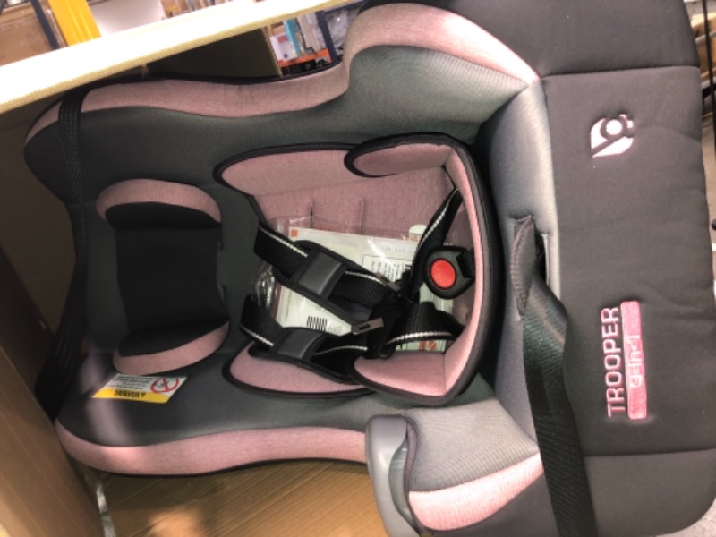 Photo 2 of Baby Trend Trooper 3-in-1 Convertible Car Seat, Cassis Pink
