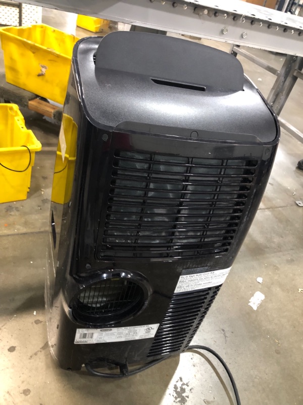 Photo 3 of De'Longhi 14000 BTU Portable Air Conditioner, Dehumidifier & Fan + Cool Surround Remote w/Built-in Temperature Control Sensor & Quiet Mode, 700 sq ft, XLarge Room, Pinguino 8600 BTU (DOE), Black
