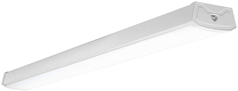 Photo 1 of Sunco Lighting LED Wraparound Light Fixture 4FT, Garage Ceiling Lights for Workshop, Linkable, 300W Equivalent 40W, 3500 LM, 5000K Daylight, Integrated LED, Hardwired Surface Mount, ETL
