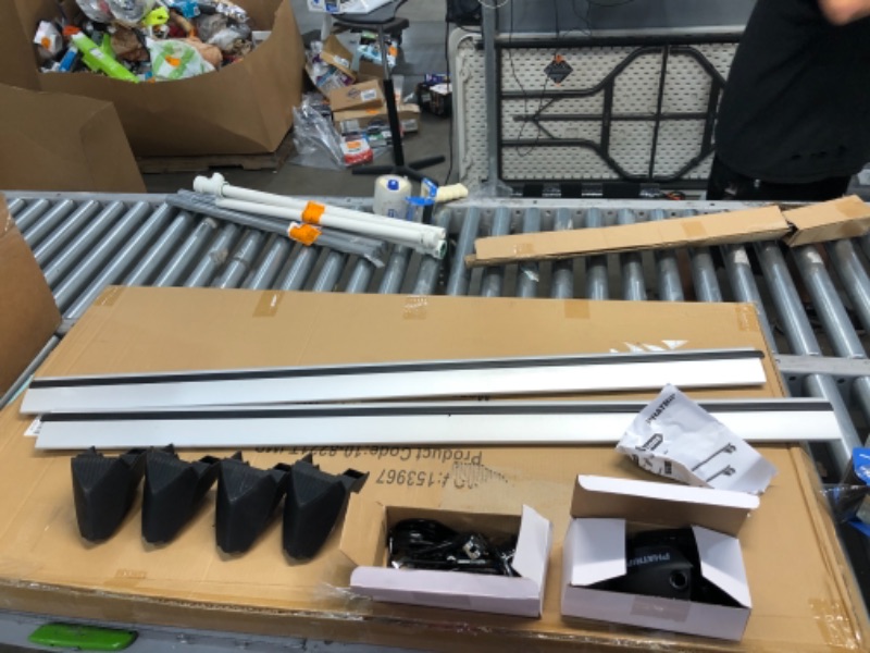 Photo 1 of 47” Universal Roof Rack Cross Bars Set, 4 Legs with Key Lock, Aluminum Bars, Idea for Roof Basket, Bike Rack, Kayak Rack Fit SUV Vehicles with Raised Side Rails and Flush Side Rails
