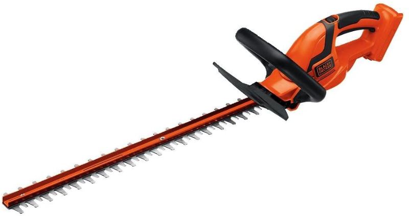 Photo 1 of BLACK+DECKER 40V MAX Cordless Hedge Trimmer, 24-Inch, Tool Only (LHT2436B)
