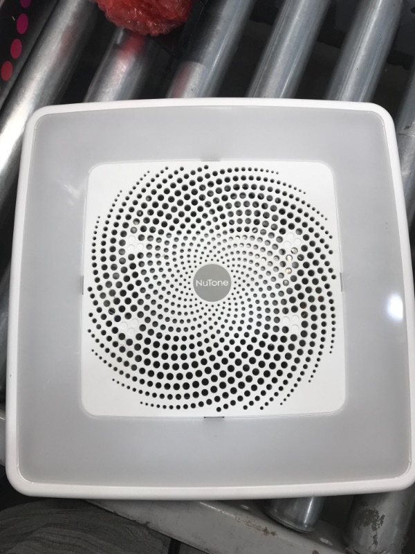 Photo 4 of Broan-NuTone AER110RGBL ChromaComfort 110 CFM Ventilation Fan with 24 Color Selectable LED, 1.5 Sones, ENERGY STAR Certified, White
