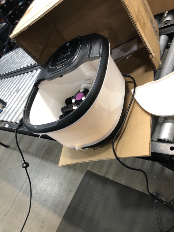 Photo 1 of Foot Spa Misiki Foot Bath Massager with Heat & 3 Automatic Modes and 6 Motorized Massage Rollers, Adjustable Time & Temperature