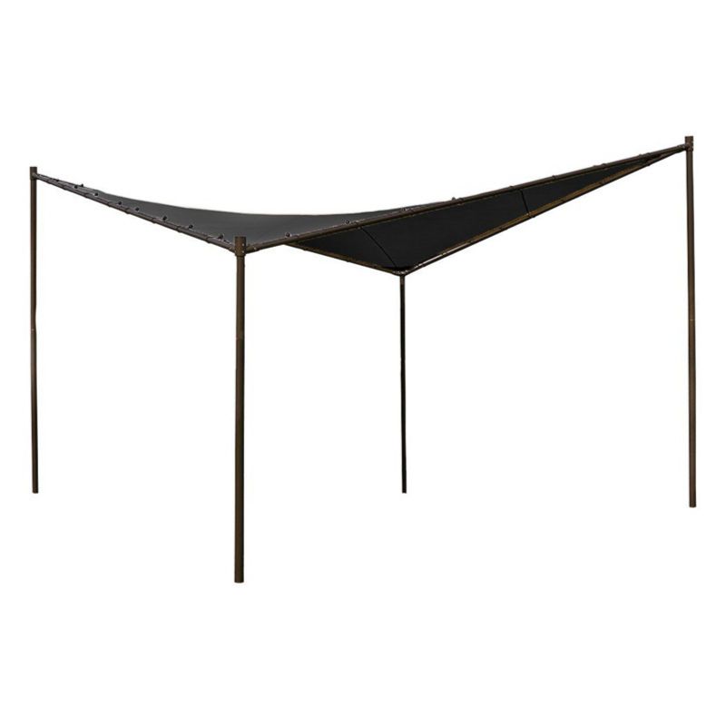 Photo 1 of 13 x 13 Butterfly Gazebo Black  Coolaroo...***FRAME ONLY***, ***CANVAS NOT INCLUDED***, ***PARTS ONLY***
