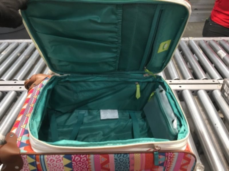Photo 2 of ***USED,, cosmetic damage/scratched*** Lily Bloom Midsize 24" Expandable Design Pattern Luggage With Spinner Wheels (24in, On the Prowl)…