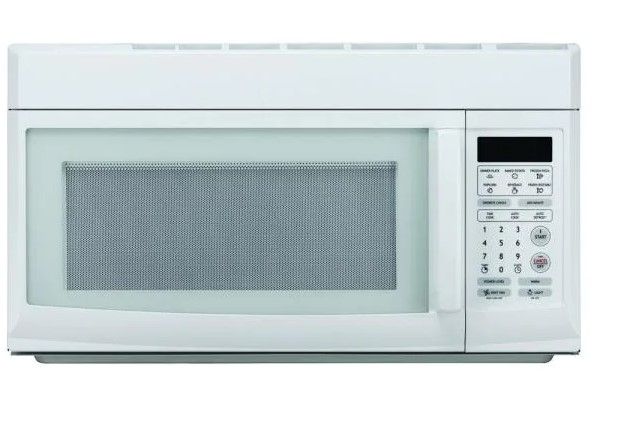 Photo 1 of 1.6 cu. ft. Over the Range Microwave in White
