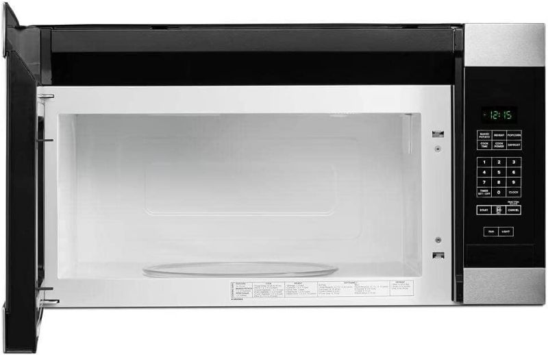 Photo 2 of AMANA 1.6 cu. ft. Over The Range Microwave in Stainless Steel
