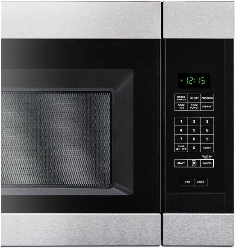 Photo 3 of AMANA 1.6 cu. ft. Over The Range Microwave in Stainless Steel
