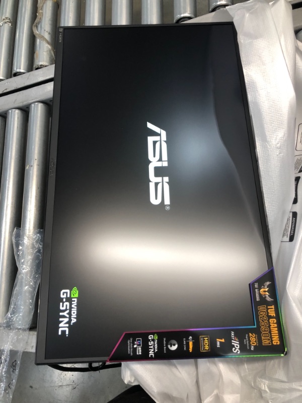 Photo 6 of ASUS TUF Gaming VG259QM 24.5inch Monitor, 1080P Full HD (1920 x 1080), Fast IPS, 280Hz (Supports 144Hz), G-SYNC Compatible, Extreme Low Motion Blur Sync, 1ms, DisplayHDR 400, DisplayPort HDMI