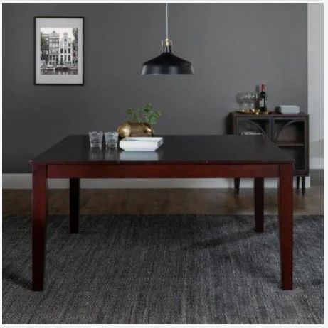 Photo 1 of 60 Cappuccino Wood Square Dining Table
