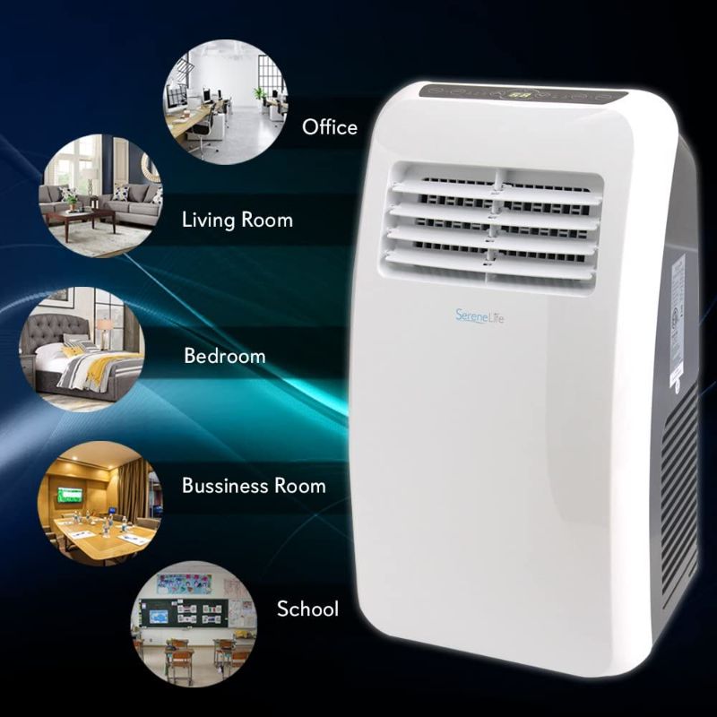 Photo 1 of 3-in-1 Portable Air Conditioner with Built-in Dehumidifier Function,Fan Mode, Remote Control, Complete Window Mount Exhaust Kit
