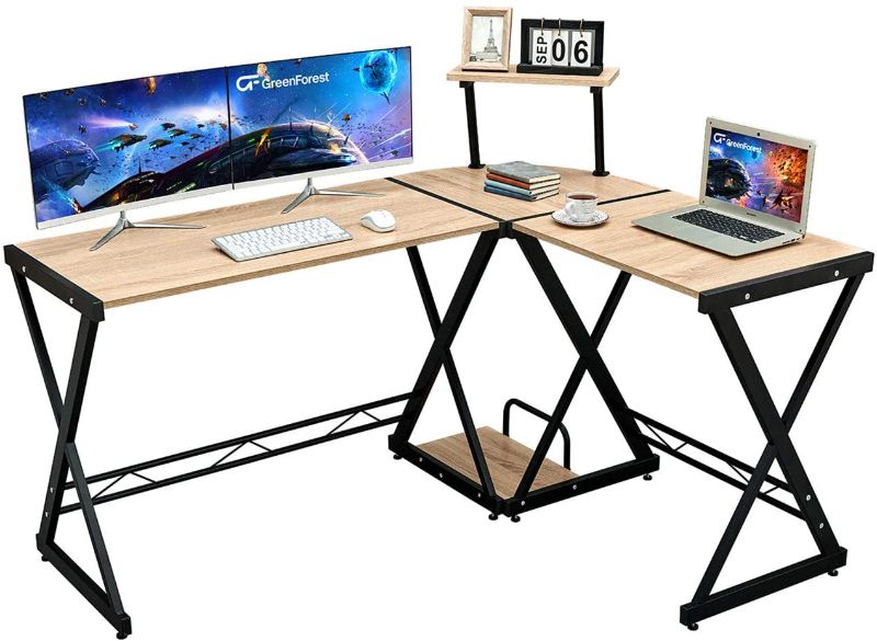 Photo 1 of GreenForest L Shaped Desk 58 inch Reversible Corner