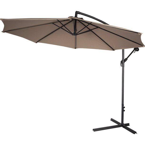 Photo 1 of  Patio 9' Hanging Umbrella Off Set Outdoor Parasol