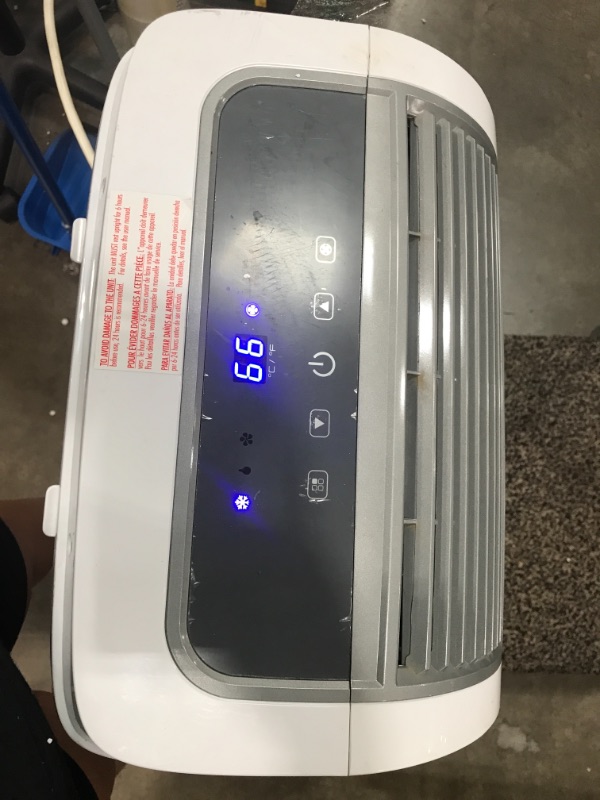 Photo 5 of ***PARTS ONLY*** BLACK+DECKER BPACT08WT Portable Air Conditioner with Remote Control, 4,000 BTU DOE (8,000 BTU ASHRAE), Cools Up to 150 Square Feet, White
