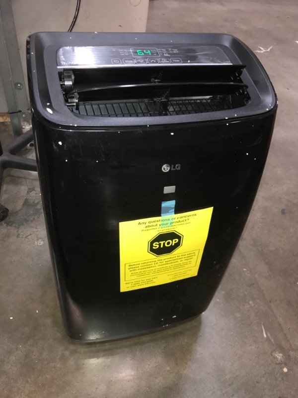 Photo 11 of 10,000 BTU (DOE) 115-Volt Portable Air Conditioner LP1021BSSM with Dehumidifier Function and WiFi in Black
