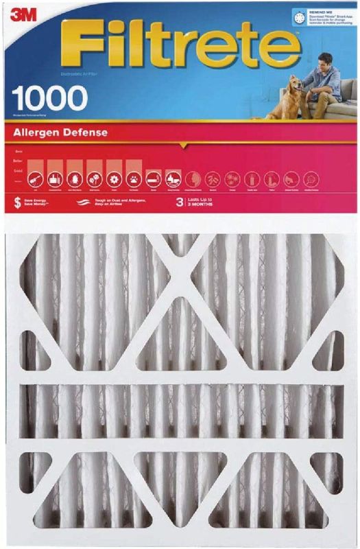 Photo 1 of 3M COMPANY NADP01-4IN-4 Ultra Allergen Filter, 1 Count (Pack of 1)
