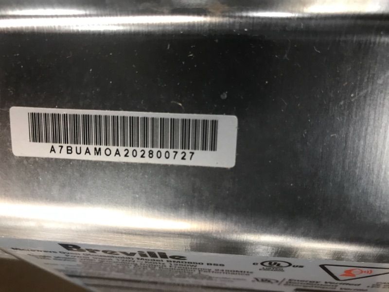 Photo 1 of Breville BMO850BSS the Smooth Wave countertop microwave oven, Brushed Stainless Steel
