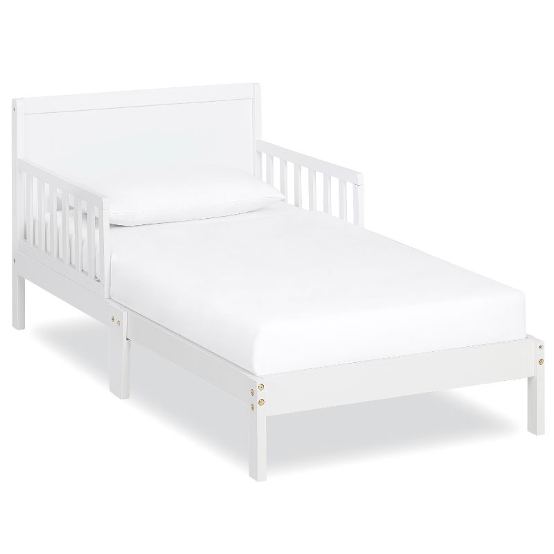 Photo 1 of Dream On Me Brookside Toddler Bed, White-: 55 W x 29 D x 24.5 H in.
